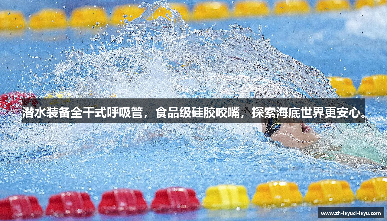 潜水装备全干式呼吸管，食品级硅胶咬嘴，探索海底世界更安心。